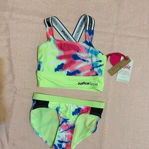 Justice XS Bikini Set NWT